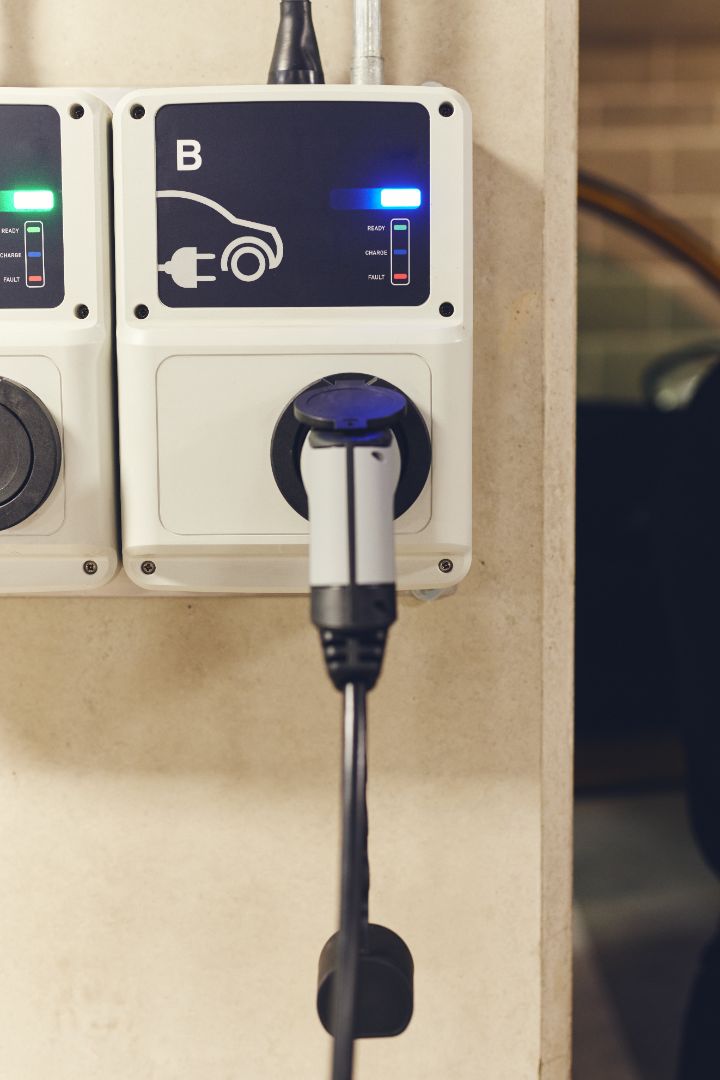 What are the cable management requirements for EV charger installations?