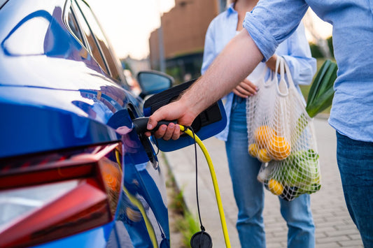 What are the considerations for integrating EV chargers with renewable energy sources?