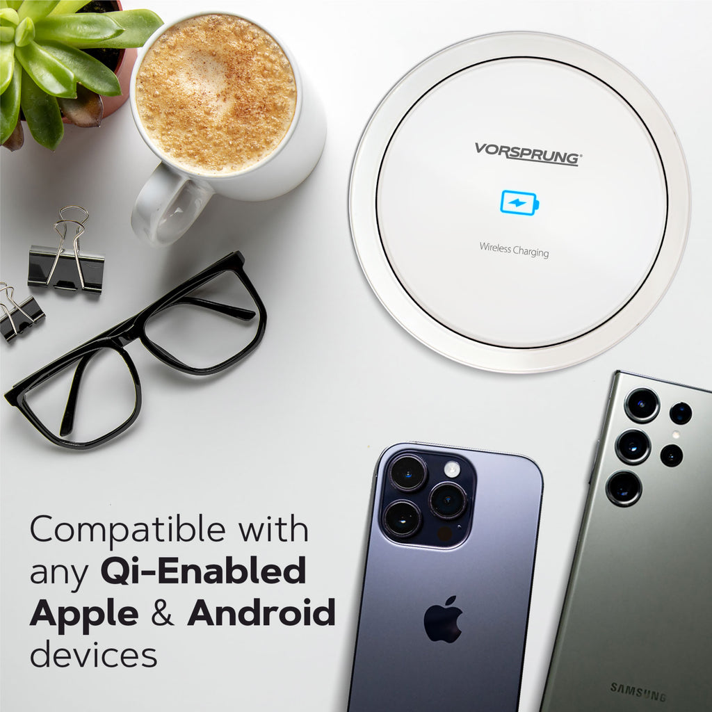 Retractable Pop Up Sockets QI Wireless Charging Pad | 4x UK Plugs | 2 ...