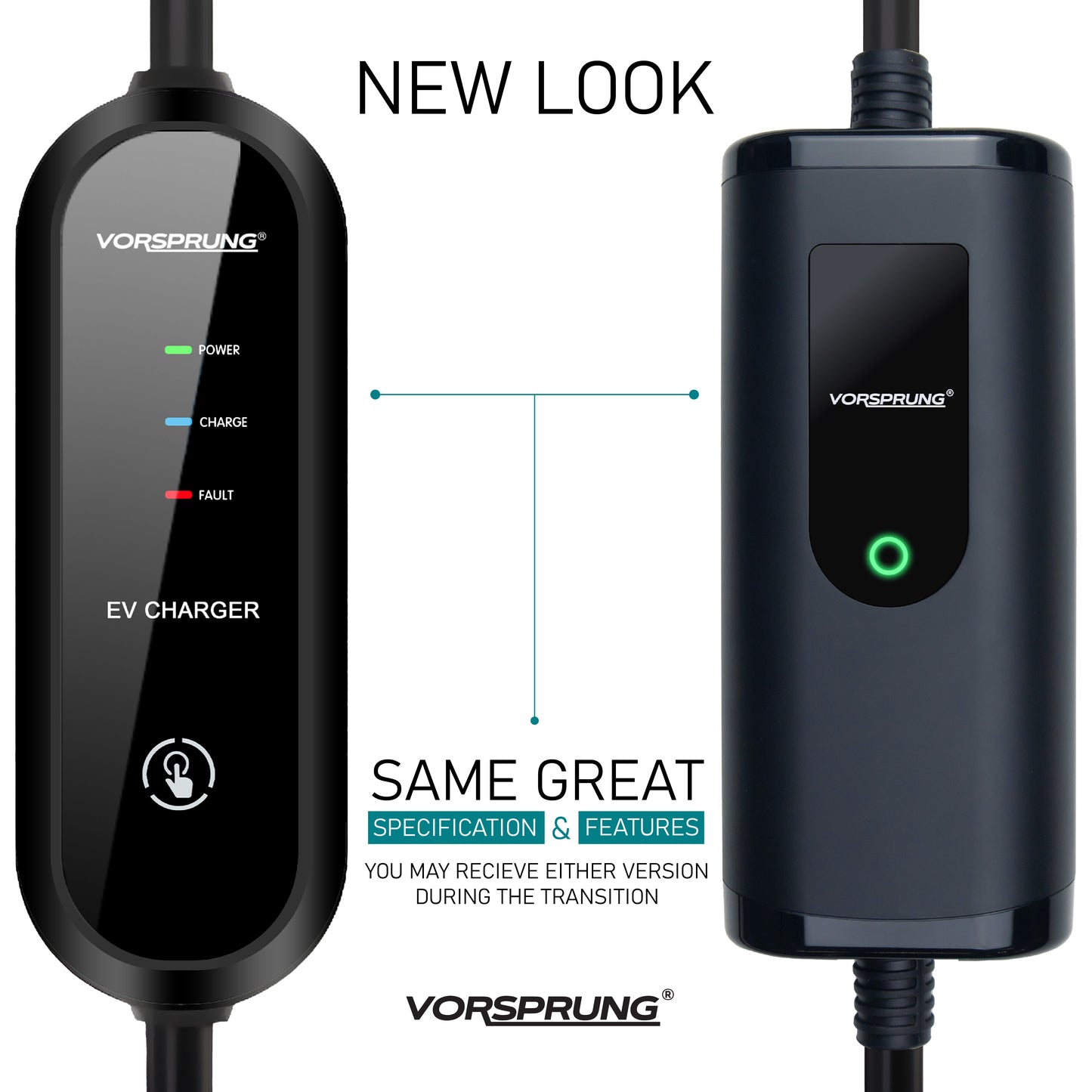 10A to UK 3 Pin | 2.2kW | Type 2 to 3 Pin Plug Portable EV Charger | Granny Charger | 5 to 10 Metres | Charge anywhere | Free Carry Bag