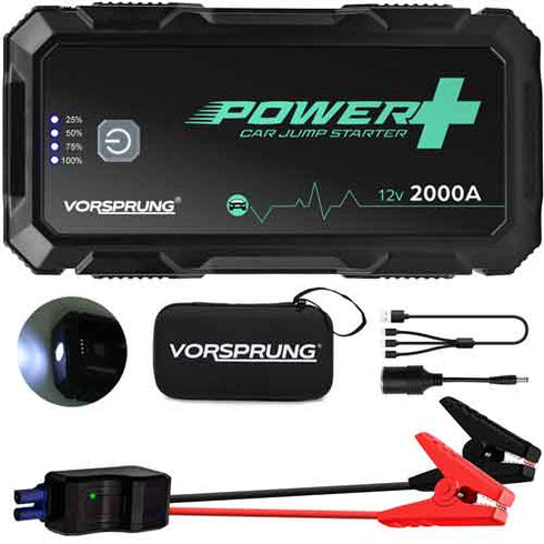 VORSPRUNG™ Power Plus - 22,000mAh | 2000A | Arrancador de coche