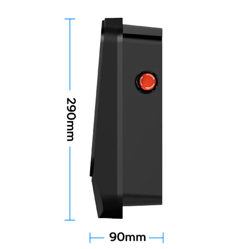 Titan X - EV Wall Charger (10.2m)  Black