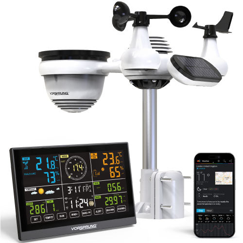 WiFi Weather Station with Outdoor Wireless Sensors