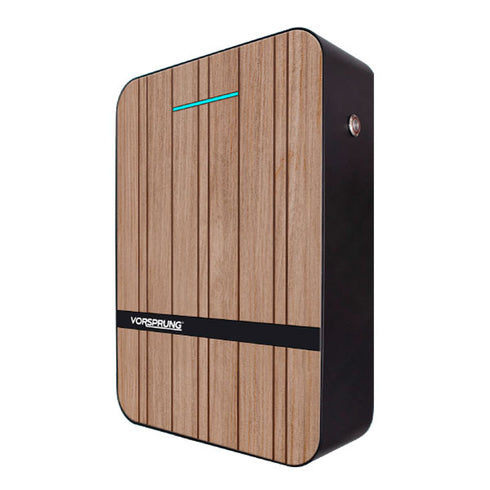Avant - EV Wall Charger | Premium Wood Finish / Smart App | 7.4kW | Type 2 | Single Phase for Home / Business | 5m Cable included | Indoor/Outdoor | Universal Charger