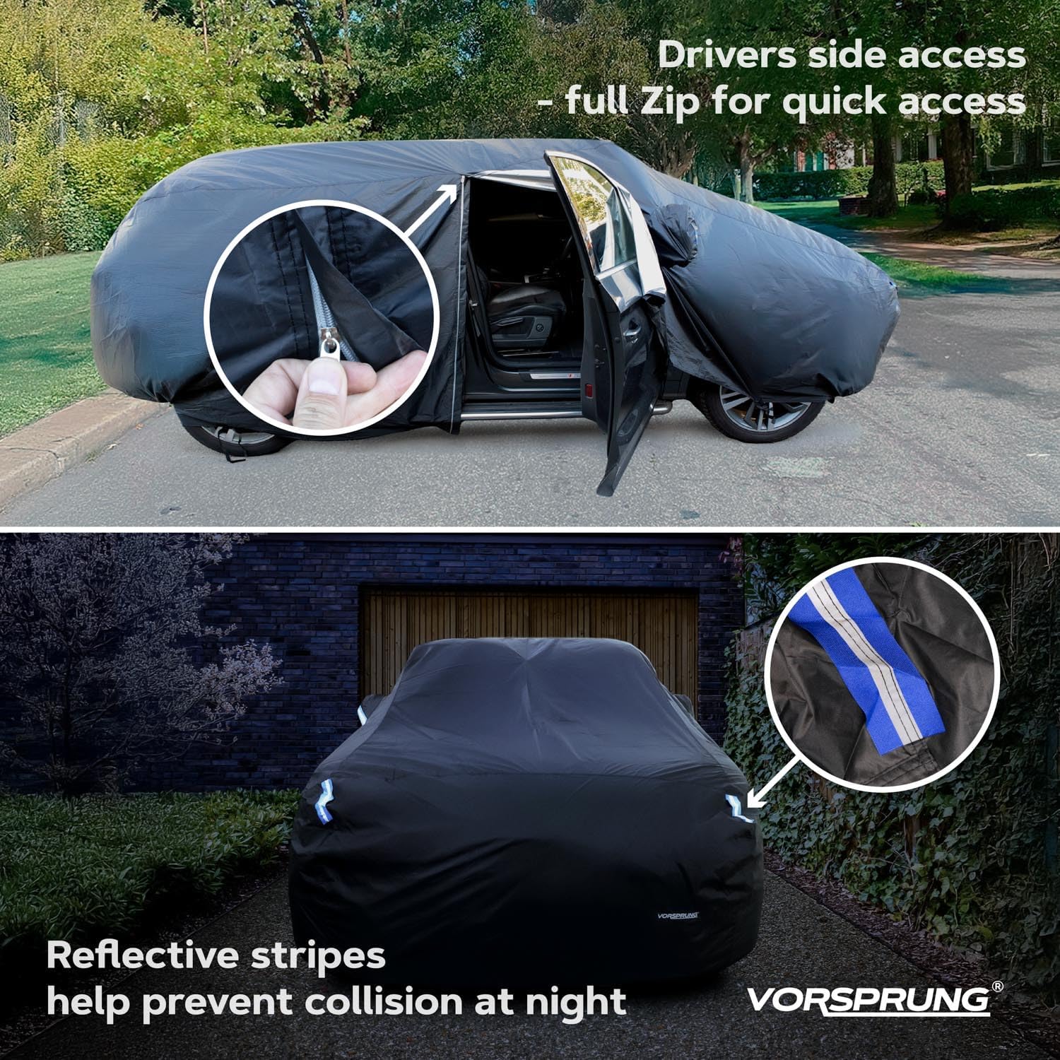 Vorsprung Universal Car Cover Waterproof All Weather Snowproof U VORSPRUNG
