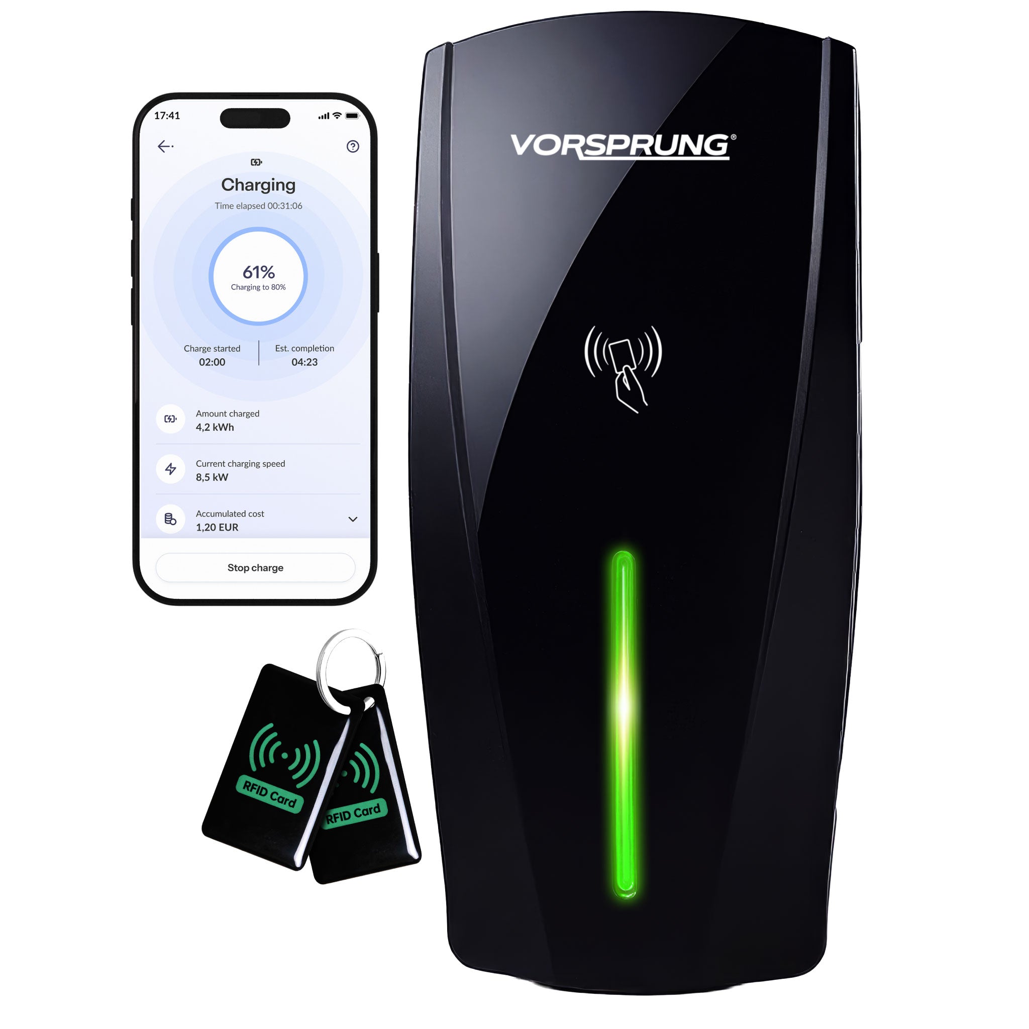 EV Charger (Alpha Max)- 7.4kW Plug & Play Type 2 | Indoor/Outdoor