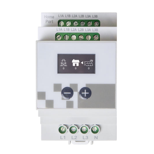 Vorsprung DLB Box – Dynamic Load Balancing for Alpha Max EV Charger | Solar PV Charging, OLED Display, DIN Rail Mount