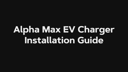 Alpha Max (Untethered) - 7.4kW EV Charger | RFID, Ethernet and WiFi Connectivity | Type 1 & Type 2 | Single Phase, Adjustable Power, Smart App | 5-Year Warranty